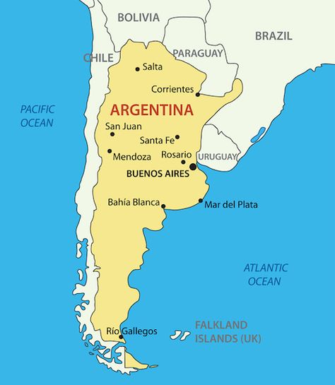 Argentina map Argentina Facts, Argentina Map, Zumba Kids, Argentina Culture, Visit Argentina, Harmony Day, Spanish Lessons For Kids, Continents And Oceans, Country Studies