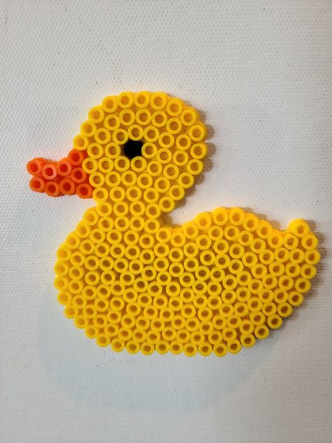 Rubber Duck Perler Beads, Small Crafts, Fish Extender, Diy Perler Bead Crafts, Treasure Crafts, Melty Beads, Pirate Treasure, Diy Perler Beads, Perler Bead Art