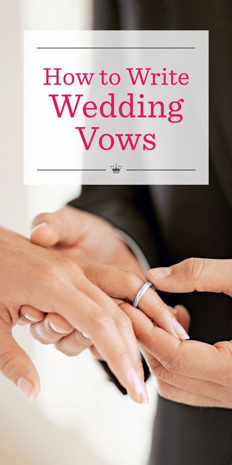 Wedding vows can be particularly meaningful when you write them yourself, but sometimes it’s hard to know where to start. But not if you start here! Our wedding vow writing tips, template and examples will help you organize your thoughts and express what’s really in your heart. Vow Writing, Wedding Vows Template, Vow Examples, Wedding Vows Examples, Organize Your Thoughts, Wedding Vow, Wedding Plan, Writing Templates, Plan Ideas