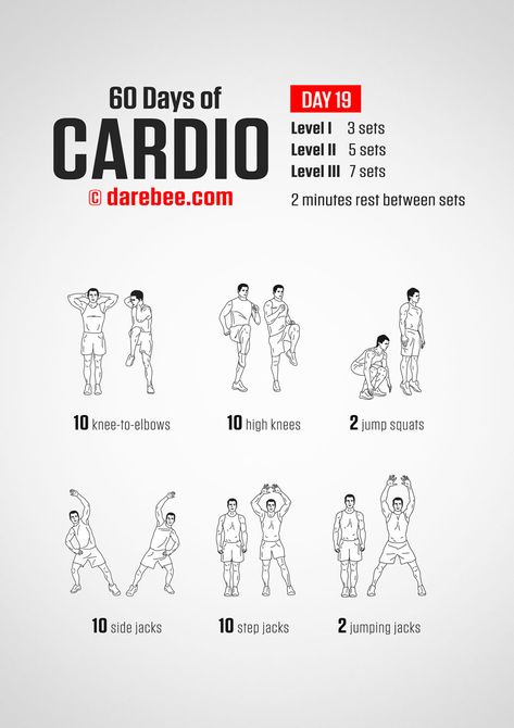 Day 19 - Page 20 Cardio Day, Chair Exercises, Fitness Challenges, Motivation Exercise, Fitness Community, Jump Squats, Healthier Me, Jumping Jacks, Exercise Tips