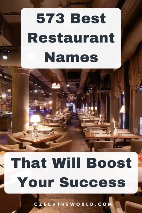 573 Best Restaurant Names to Boost Your Business Success 1 Shop Name Ideas, Irish Bar, Baby Name Generator, Catchy Names, Healthy Restaurant, Cool Restaurant, Restaurant Names, Unique Restaurants, Funny Names