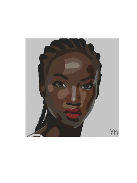 A digital colour block portrait by @doodles_and_drawingz Colour Block Portrait, Color Block Portrait, Photoshop Examples, Block Portrait, Block Painting, Art Concepts, Drawings Ideas, Block Colour, Chalk Drawings