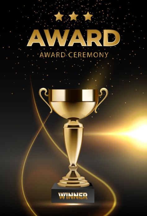 Award Ceremony Poster, Golden Background Texture, Golden Awards, Star Trophy, Award Trophy, Awards Party, Ceremony Design, Celebration Background, Golden Background