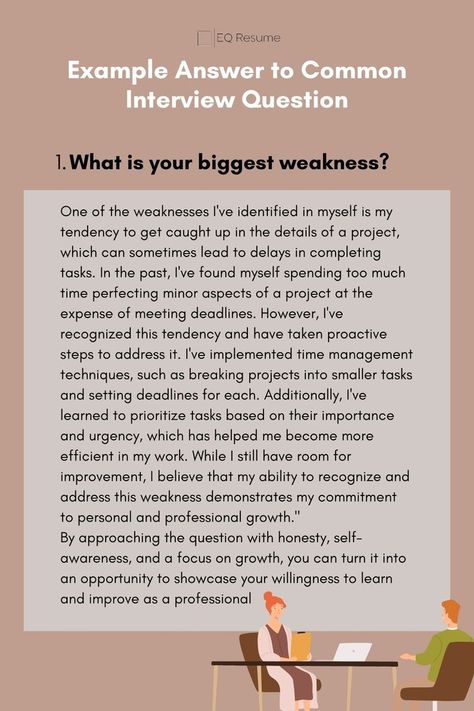 Prepare for success with EQ Resume! Explore an example answer to a common interview question and learn how to impress potential employers. #interviewtips #interviewquestion #EQResume #careeradvice #jobsearch #interviewprep #careerdevelopment #jobhunt #professionalgrowth #interviewsuccess Interview Answers Examples, Best Interview Answers, Cv Skills, Job Hacks, Job Interview Prep, Job Interview Answers, Job Interview Preparation, Good Leadership, Job Interview Advice