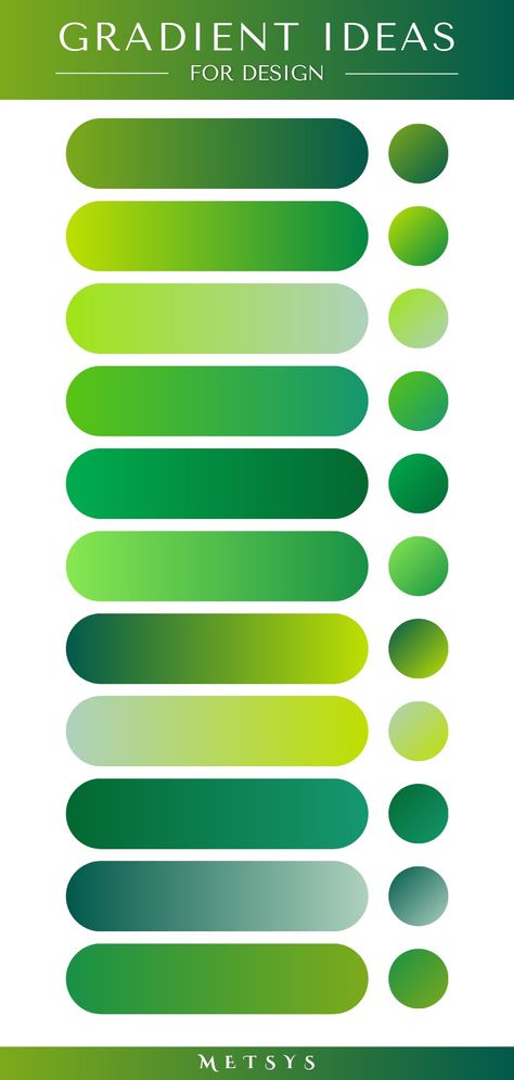 { #gradients #colors #colorful #ideas #colorideas #designers #designs #green } Blue And Green Brand Identity, Green Gradient Palette, Green Combination Color, Green Color Gradient, Kids App Design, Green Graphic Design, Electrician Logo, Color Thesaurus, Green Colour Scheme