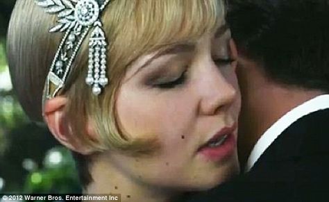 The Great Gatsby (2012) Bejeweled: Carey Mulligan (Daisy Buchanan) wears stunning jeweled accessories in Baz Luhrmann's upcoming remake of the F. Scott Fitzgerald classic. Tiffany & Co. provides jewels for the film. Daisy Buchanan, Great Gatsby, Gatsby, Daisy, Makeup, Hair, Make Up