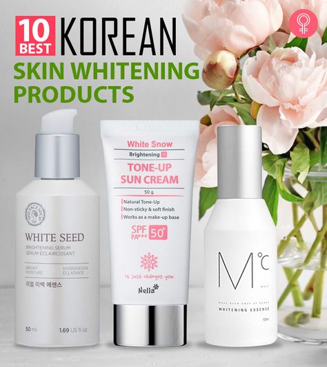 11 Best Korean Skin Whitening Products Best Brightening Skin Care, Skin Whitener Products, Best Whitening Products Skin Care, Whitening Skincare Product, Korean Brightening Skin Care, Whiting Cream For Skin, Best Face Cream For Glowing Skin, Skin White Cream, Best Whitening Cream For Face