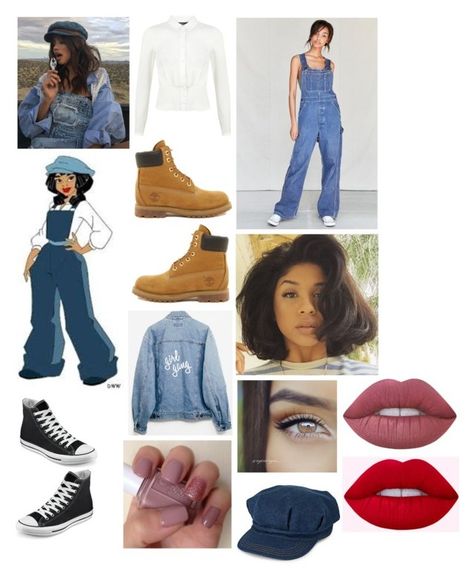 "Audrey Rocio Ramirez" by lelaariana99 on Polyvore featuring Urban Renewal, Miss Selfridge, Timberland, Lime Crime, Converse and Brixton Audrey Rocio Ramirez, Rare Costumes, Audrey Ramirez, Disney Eras, Poses Aesthetic, Comic Con Cosplay, Halloween Inspo, Urban Renewal, Cosplay Ideas