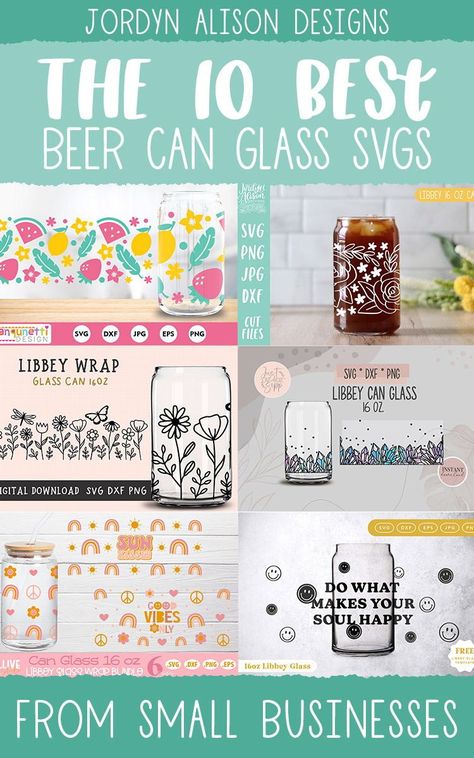 Look no further for the BEST Beer Can Glass SVG designs. From florals to butterflies and crystals - there's sure to be something you love! Beer Glass Cricut Ideas, Beer Can Svg Free, Free Beer Can Glass Svg, Cricut Projects Glass Cups, Svg For Glass Cups, Glass Jar Cricut Ideas, Free Glass Can Svg, Glass Cup Svg Free, Libbey Glass Can Svg Free