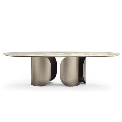 Oscar Oval Dining Table by Opera Contemporary Functional Dining Table, Round Glass Dining Table, Luxurious Dining Table, Luxury Dining Tables, Glass Round Dining Table, Luxury Dining Table, Dining Table Online, Oval Dining Table, Contemporary Dining Table