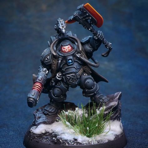 Jay on Instagram: "Jim Raynor! This was part of a commission for Richard Siegler from the Art of War for his Starcraft themed Votann army. I loved working on this mini, there are so many cool details on it! #warhammer #warhammer40k #40k #votann #leaguesofvotann #squats #mini #miniatures #commission #paintingwarhammer #airbrush #art #minipainting #eavymetal #coolminiornot #coolmini #painting #gexodrom #warhammercommunity #warmongers" League Of Votann Art, Leagues Of Votann Fan Art, Warhammer 30k Miniatures, League Of Votann Paint, League Of Votann 40k, Votann 40k, Votann Painting, Votann Color Scheme, 40k Leagues Of Votann