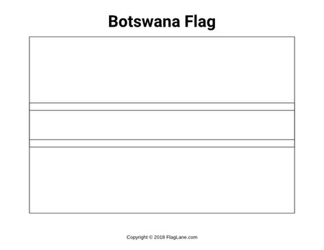 Free printable Botswana flag coloring page. Download it at https://flaglane.com/coloring-page/botswana-flag/ Botswana Flag, Bolivia Flag, Flag Images, Flag Coloring Pages, African Flag, Pirate Flag, Botswana, Bolivia, Coloring Page