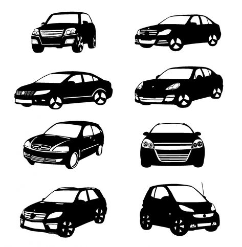 free vector Cars Car Perspective, Car Png, Cars Vector, Car Sillhoute, Car Vector Logo, Car Clipart Black And White, Car Silhouette Vector, Perspective Architecture, Wolf Stencil