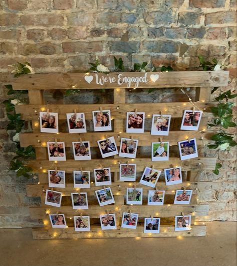 Wedding Props
Event Props
Picture Wall
Polaroid Wall
Engagement Props Wedding Decor Childhood Photos, Anniversary Photo Wall Ideas, Pallet Wedding Photo Display, Photo Wall Engagement Party, Pallet Photo Board, Wood Pallet Picture Display, Engagement Party Photo Display, 21st Photo Board Ideas, Pallet Picture Display