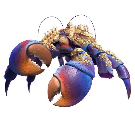 Tamatoa is an antagonist in the upcoming 2016 animated feature film, Moana… Moana Crab, Heart Of Te Fiti, Moana Movie, Festa Moana Baby, Moana Birthday Party, Moana Party, Moana Birthday, Disney Moana, Run Disney