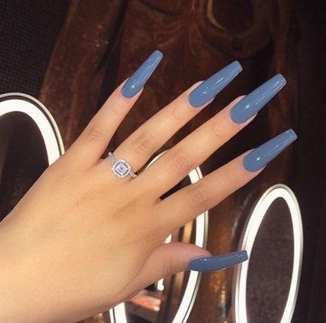 Pinterest: AyeeItsTre♡ Purple Nail, Long Acrylic Nails Coffin, Blue Nail, Coffin Nails Long, Ballerina Nails, Summer Acrylic Nails, Dream Nails, Coffin Nails Designs, Fire Nails