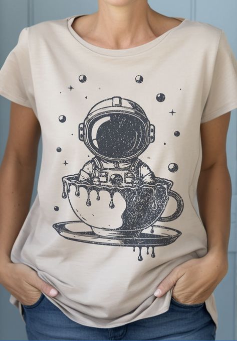 Astronaut Shirt for Coffee Lovers, Coffee Cosmos Shirt, Space Lovers Shirt, Gift for Him, Shirt for Dad, Astronomy Shirt, Funny Coffee Shirt. #tshirt #astronaut #humor #coffeecosmos #coffeelovers #shirt #gift #funnygift #birthday #tee Funny Astronaut, Funny Coffee Shirts, Space Lovers, Coffee Shirt, Sarcastic Shirts, Birthday Tee, Coffee Shirts, Funny Coffee, Coffee Humor