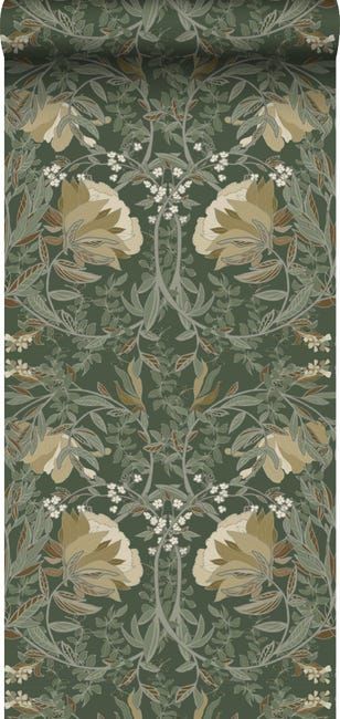 Papier Peint Art Nouveau, Grey Floral Wallpaper, Art Nouveau Wallpaper, Illustration Art Nouveau, Wallpaper Art Deco, Art Nouveau Interior, Toilet Room Decor, Brewster Wallcovering, Art Nouveau Decor