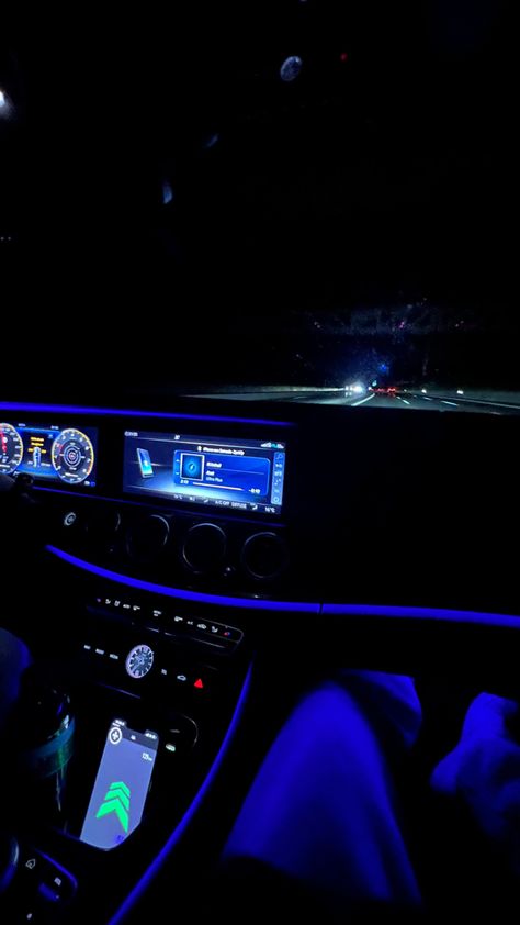 Car Interior At Night, Car Led Lights Interiors, Mirror Selfie With Flash, Mercedes Interior, Luxury Car Photos, Computer Gaming Room, Inside Car, Sky Photography Nature, Car Led Lights