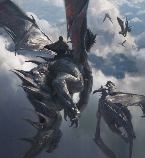 Tiamat Dragon, Fantasy Scenery, Gothic Dragon, Fantasy Horror, Games Board, Dragon Rider, Art Competitions, Fantasy Creatures Art, Dragon Artwork