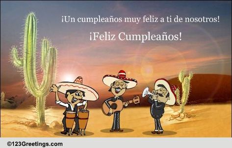 Free Online Greeting Cards, Ecards, Animated Cards, Postcards, Funny Cards From 123Greetings.com Happy Birthday Wishes Spanish, Cake For Brother, Happy Birthday Old Man, Happy Birthday Spanish, Birthday Cake For Brother, Spanish Birthday Wishes, Candy Posters, Spanish Birthday Cards, Free Birthday Wishes