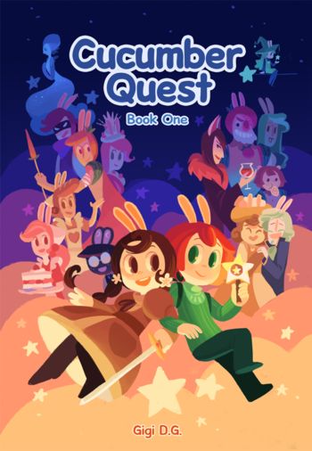 Cucumber Quest webcomic Cucumber Quest, Avas Demon, Social Media Art, 동화 삽화, Cover Art Design, Title Card, Cartoon Character Design, Books For Teens, Book Show