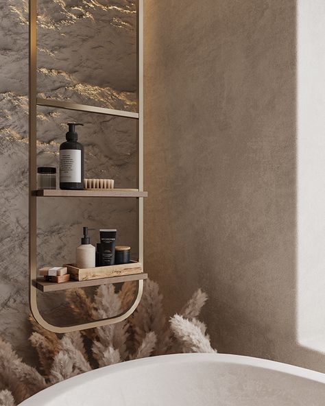 Natural design. Bathroom on Behance Washroom Vanity, Bathtub Shelf, Black Bathroom Light, Bathroom Accessories Design, Washroom Accessories, Wc Design, Toilet Vanity, Washroom Design, Toilet Design