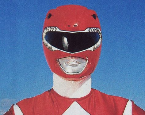 Red mighty morphin power ranger Red Power Ranger Aesthetic, Power Ranger Red, Red Power Ranger, Red Ranger, Jason Power Rangers, Seven Deadly Sins Tattoo, Original Power Rangers, Red Helmet, Forever Red