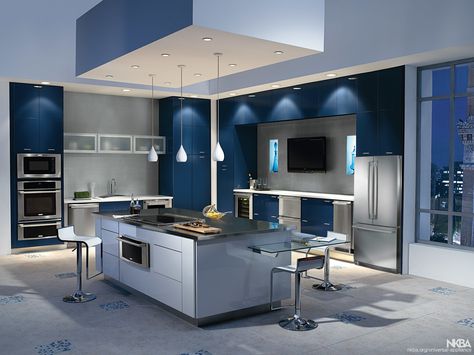 Electrolux Kitchen Appliance - Contemporary - Kitchen - by Igor Royz Electrolux Kitchen, Modern Kitchen Photos, Pine Kitchen, High End Kitchens, Contemporary Modern Furniture, Style Deco, Grey Kitchens, Living And Dining Room, Kitchen Photos