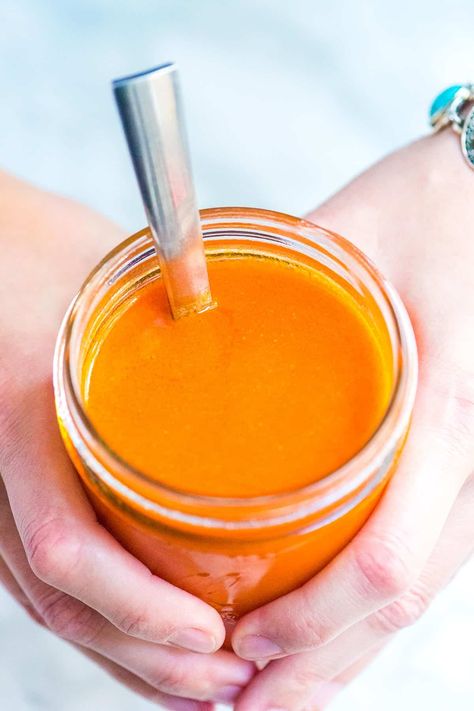 Three Ingredient Buffalo Wing Sauce Homemade French Dressing, Easy Homemade Buffalo Sauce, Buffalo Sauce Recipe, Wing Sauce Recipes, Homemade Buffalo Sauce, Buffalo Wing, Buffalo Wing Sauce, French Dressing, Chicken Sandwiches