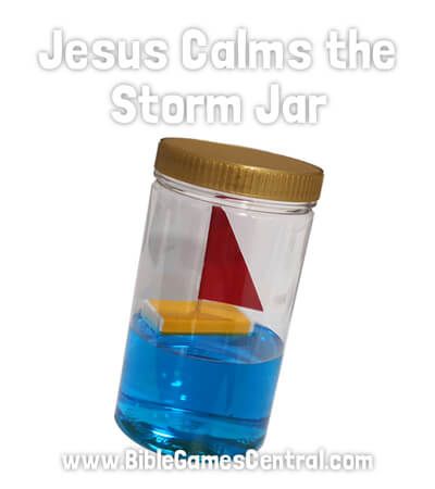 Storm In A Jar, Jesus Preschool, Toddler Sunday School, Bible Study Activities, Vacation Bible School Craft, Jesus Calms The Storm, Bible Crafts Sunday School, Water Bottle Crafts, Bible Story Crafts