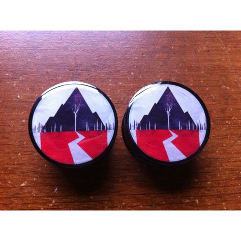 Sleeping with Sirens Plugs ($18) ❤ liked on Polyvore featuring jewelry Mark Core, Pretty Plugs, Gauge Plugs, Diy Useful, 00 Gauges, Saddle Fitting, Retro Preppy, Sleeping With Sirens, Plug Earrings