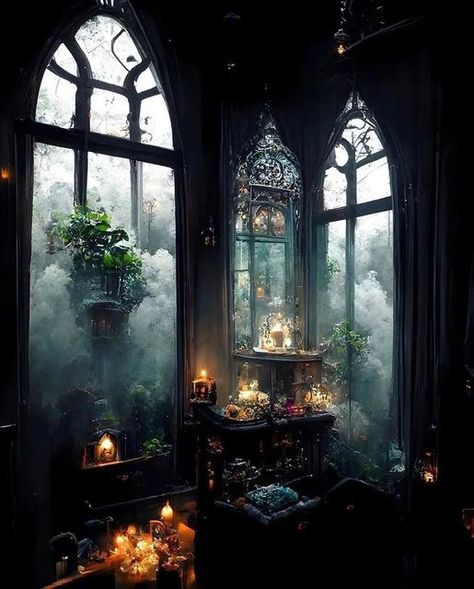 Blackwood Castle Clothing on Instagram: "We are absolutely in love with this image by @ravenives. Who else wishes that this is what their home looked like? 🕯🍃 . . . #BWC #blackwoodcastle #sustainableclothing #sustainablefashion #victorianfashion #witchyaesthetic #gothicfashion #gothicstyle #gothicoutfit #witchythings #alternativecurves #witchyfashion #crimsonpeak #plussizefashion #veganclothing #victorianstyle #veganfashion #darkromanticism #darkacademia #slowfashion" Dark Victorian Aesthetic, Dark Homes, Gothic Fireplace, Witchy House, W.i.t.c.h Art, Eerie Places, Witch Wallpaper, Witch Room, W.i.t.c.h Aesthetic