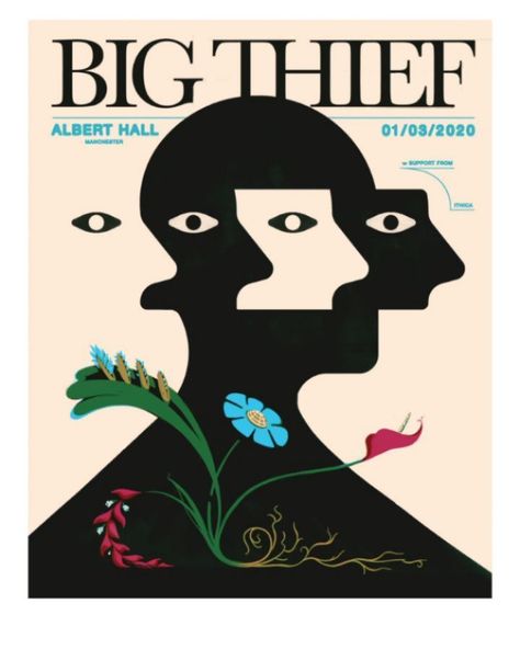 Joe Boyd on Instagram: “Poster idea for Big Thief's Manchester show back in March. My last sweet taste of live music before lockdown. — — — #illustration…” Big Thief Poster Art, Much Ado About Nothing Poster, Big Thief Poster, Adrianne Lenker Poster, Big Thief Band, Junior Posters, Lockdown Illustration, Big Thief, Instagram Poster