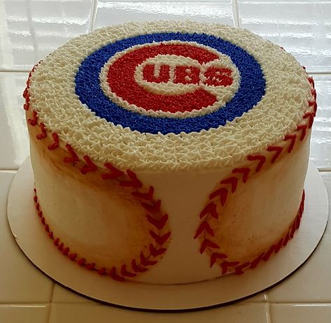 Chicago Cubs Cubs Birthday Cake, Chicago Cubs Birthday Cake, Chicago Cubs Cake, Bears Cake Chicago, Chicago Bears Cake, Chicago Cubs Birthday, Cubs Birthday Party, Cubs Cake, 60th Birthday Greetings