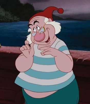 ....Mr. Smee is the secondary antagonist of Disney's 1953 animated feature film, Peter Pan. He is Captain Hook's loyal first mate, though his bumbling behavior often prevents him from being much help Film Peter Pan, Mr Smee, Peter Pan 1953, Male Cartoon Characters, Animation Disney, Images Disney, Disney Images, Famous Cartoons, Art Disney