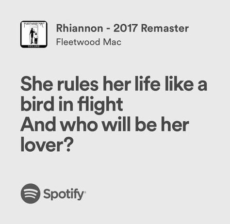 Rhiannon - 2017 Remaster Rhiannon Aesthetic, Rhiannon Core, Rhiannon Fleetwood Mac, Rhiannon Lyrics, Fleetwood Mac Lyrics, Songs That Describe Me, House Of The Rising Sun, Song Lyric Quotes, Post Quotes