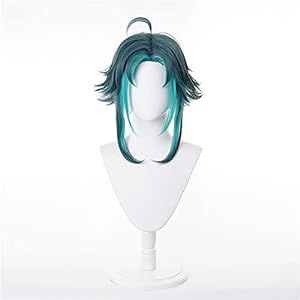 Package:1 x Xiao Cosplay Costume Wig + 1 x Hair Net. Material: Heat-resistant fiber synthetic, which feel like real hair and touch very well, so soft and high quality. DIY Your Own Style: The Genshin cosplay wig is sent in its original state. You can style it according to your need, such as permed, dyed, trimming, styling with wax. Highly Restore To The Game Character. Xiao Cosplay, Genshin Cosplay, Hair Net, Real Hair, Costume Wigs, Cosplay Wig, Synthetic Wig, Wig Cap, Mens Costumes