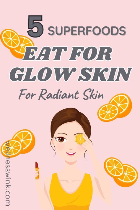 Antioxidant-rich foods for glowing skin Natural Ways To Get Glowing Skin, Fruits That Are Good For Your Skin, What To Eat For Glowing Skin Food, Food For Brightening Skin, Diet For Beautiful Skin, Things To Eat For Clear Skin, Food For Skin Glow, Skin Glow Food, Food For Good Skin