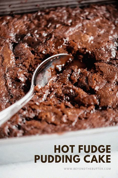 Hot Fudge Pudding Cake, Hot Fudge Pudding, Fudge Pudding Cake, Fudge Pudding, Chocolate Pudding Cake, Rich Chocolate Cake, Fudge Sauce, Baking Essentials, Ooey Gooey