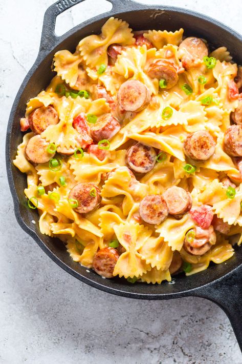 What To Make With Polska Kielbasa, Pasta Bow Tie Recipes, Kielbasa And Bow Tie Pasta, Turkey Kielbasa Recipes Pasta, Turkey Keilbasa Recipes Easy, Creamy Kielbasa Pasta, Polka Kielbasa Recipes Dinners, Polsa Kielbasa Recipes, Kelbosia Recipes