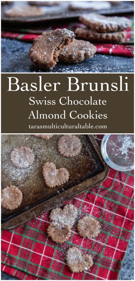 Swiss Cookies, Chocolate Spice Cookies, Switzerland Recipes, Swiss Desserts, Switzerland Chocolate, Exotic Desserts, Spice Cookies Recipe, Chocolate Almond Cookies, Switzerland Food