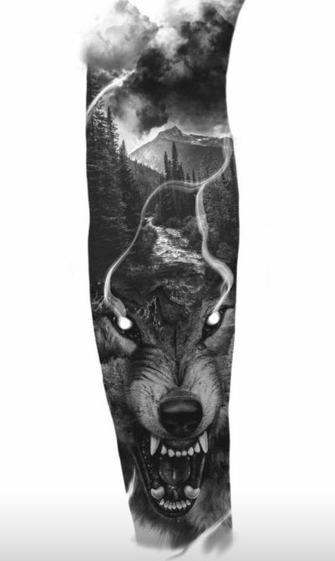 Wolf Tattoos Men Forearm, Viking Forearm Tattoo Men, Viking Wolf Tattoo Design, Cerberus Tattoo Design, Wolf Tattoo Men, Viking Wolf Tattoo, Wolf Forearm Tattoo, Attractive Tattoos For Women, Grey Wolf Tattoo