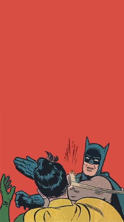 Cartoon Iphone Wallpaper, Dc Comics Wallpaper Iphone, Batman Slapping Robin, Batman Cartoon, Dc Comics Wallpaper, Trippy Designs, Batman Wallpaper, Joker Art, Cool Backgrounds Wallpapers