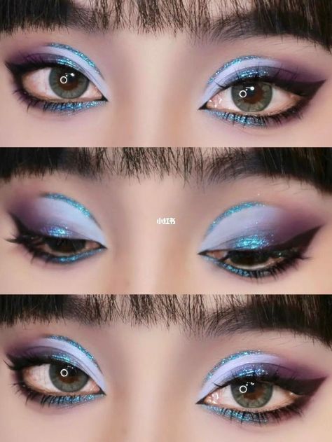 Drag Make-up, Doll Eye Makeup, Cute Eye Makeup, Graphic Makeup, Swag Makeup, Purple Makeup, Ethereal Makeup, Makijaż Smokey Eye, Eye Makeup Designs