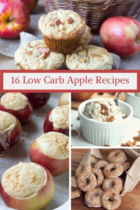 Low Carb Apple Recipes, Keto Apple Recipes, Carb Diet Plan, Baked Apple Dessert, Apple Recipes Healthy, Fall Apple Recipes, Apple Recipes Easy, Apple Dessert Recipes, Low Carb Diet Plan