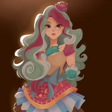 Maddie Ever After High Fanart, Madeline Hatter Ever After High, Everafter High Fanart, Ever After High Chase Redford, Chase Redford Fanart, Maddie Hatter Fanart, Madeline Hatter Fanart, Maddie Ever After High, Ever After High Art