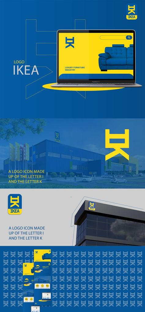 Design for IKEA new logo As a graphic designer, I would have liked to make the #logo for IKEA better than it is and the way I want to see it, this is my vision of IKEA it should be. @IKEAUSA @IKEAUK @ikeadeutschland @behance @Pinner13145726 Ikea Logo, Ikea New, New Logo, Industrial Furniture, Luxury Furniture, Graphic Designer, See It, Color Me, I Want