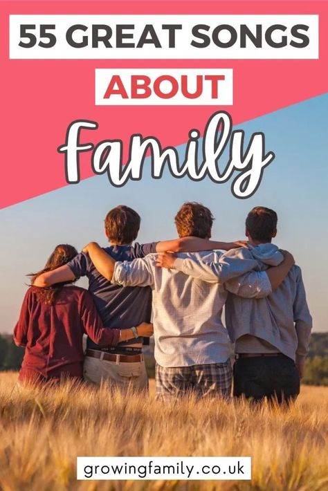 55 best songs about family for your music playlist - Growing Family Playlist Song Ideas, Songs About Family, Family Song Lyrics, The Best Songs, Family Songs, Family Theme, Family Video, Best Love Songs, Chosen Family