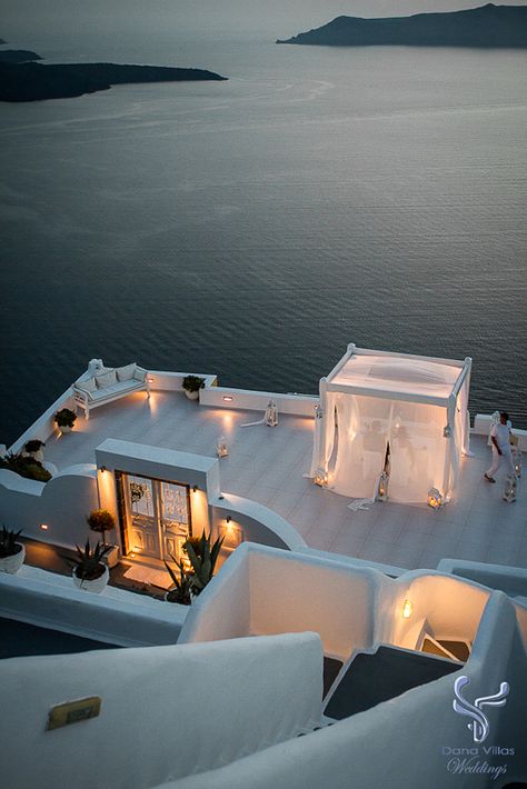 Wedding in Greece Santorini. Santorini wedding venue receptions Aloita Resort, Dana Villas, Santorini Island, Santorini Wedding, Santorini Greece, Honeymoon Destinations, Vacation Places, Beautiful Places To Travel, Dream Destinations